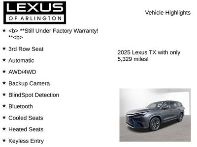 2025 Lexus TX 350 Premium
