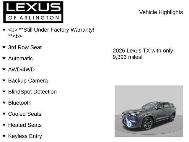 2026 Lexus TX TX 350 Premium