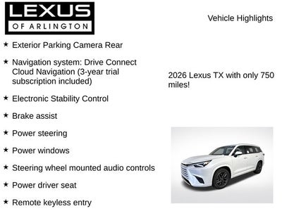 2026 Lexus TX TX 350 Luxury