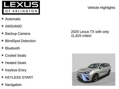 2025 Lexus TX TX 350 Luxury