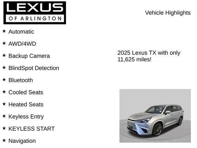 2025 Lexus TX TX 350 Luxury