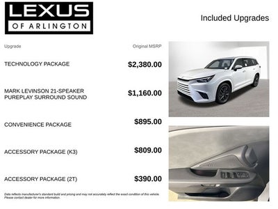 2026 Lexus TX 350 LUXURY AWD