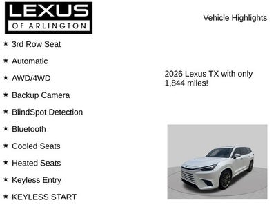 2026 Lexus TX TX 350
