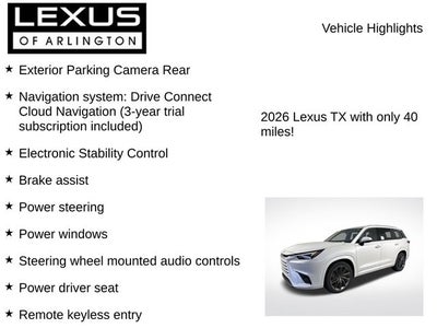 2026 Lexus TX TX 350 Luxury