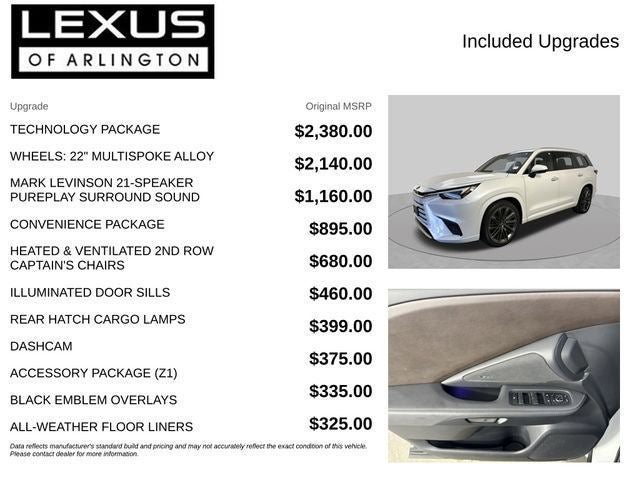 2026 Lexus TX TX 350 Luxury