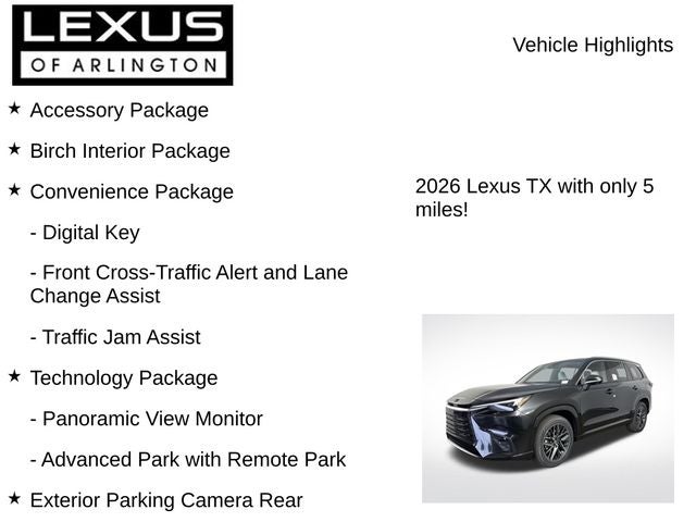 2026 Lexus TX TX 350 Premium
