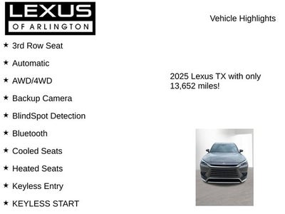 2025 Lexus TX 350 TX 350