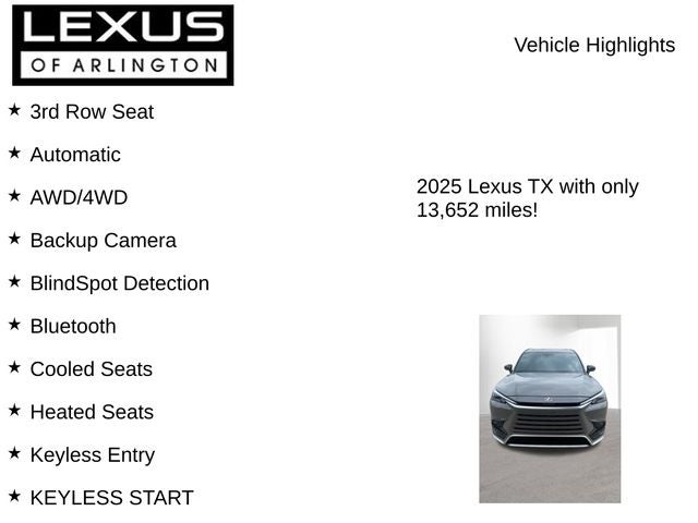 2025 Lexus TX 350 TX 350