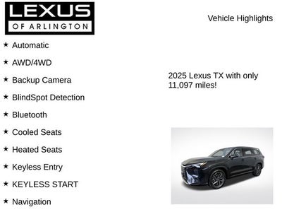 2025 Lexus TX TX 350 Luxury