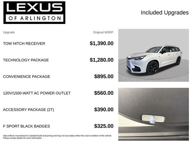 2026 Lexus TX TX 500h F SPORT Performance Premium