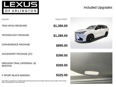 2026 Lexus TX TX 500h F SPORT Performance Premium