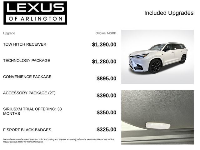 2026 Lexus TX TX 500h F SPORT Performance Premium