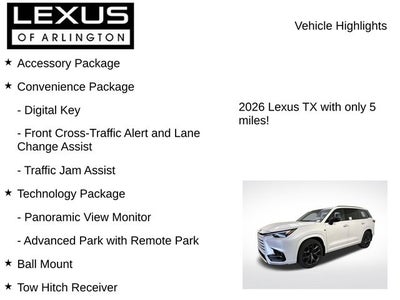 2026 Lexus TX TX 500h F SPORT Performance Premium