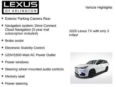 2026 Lexus TX TX 500h F SPORT Performance Premium