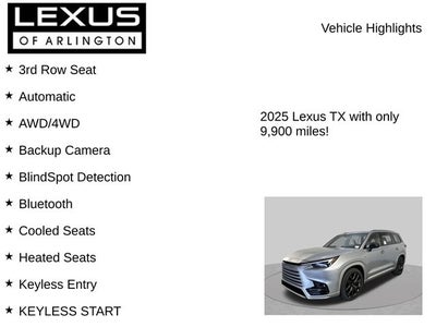 2025 Lexus TX TX 500h F SPORT Premium