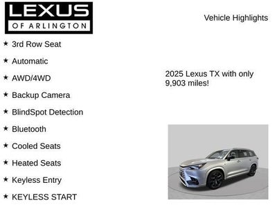 2025 Lexus TX TX 500h F SPORT Premium