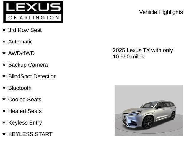 2025 Lexus TX TX 500h F SPORT Premium