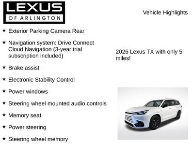 2026 Lexus TX TX 500h F SPORT Performance Premium