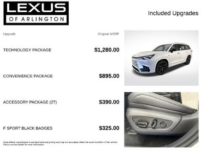 2026 Lexus TX TX 500h F SPORT Performance Premium
