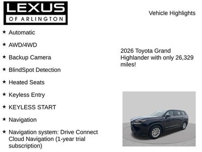 2026 Toyota Grand Highlander Hybrid Hybrid LE
