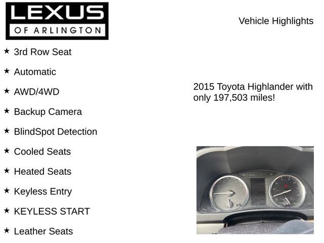 2015 Toyota Highlander Limited