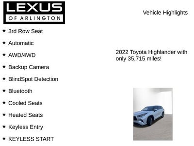 2022 Toyota Highlander Hybrid Platinum