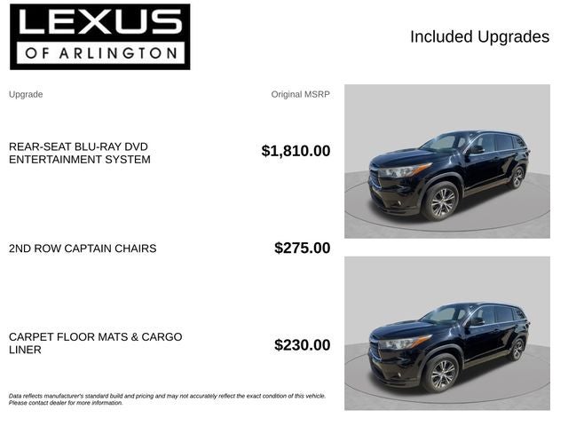 2016 Toyota Highlander XLE