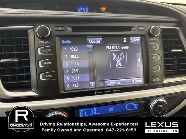 2019 Toyota Highlander SE