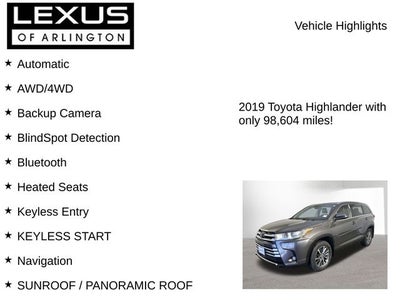 2019 Toyota Highlander SE