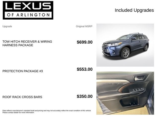 2019 Toyota Highlander SE