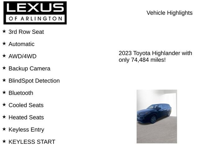 2023 Toyota Highlander L