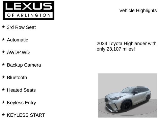 2024 Toyota Highlander LE