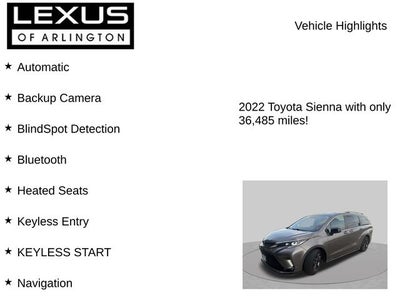 2022 Toyota Sienna XSE