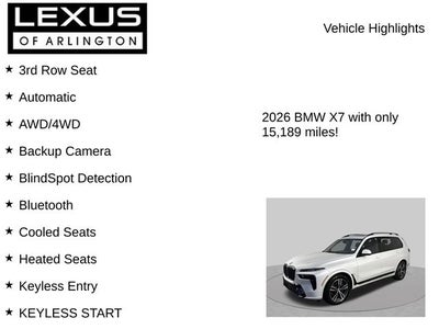 2026 BMW X7 xDrive40i