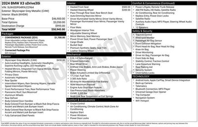 2024 BMW X3 sDrive30i