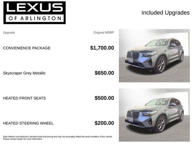 2024 BMW X3 sDrive30i