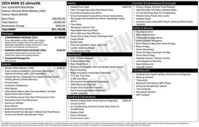 2024 BMW X3 sDrive30i