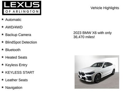 2023 BMW X6 xDrive40i