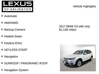 2017 BMW X3 xDrive28i