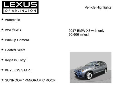 2017 BMW X3 xDrive28i