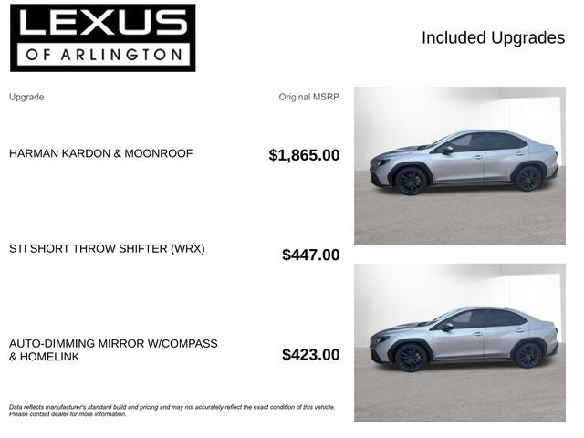 2025 Subaru WRX Premium