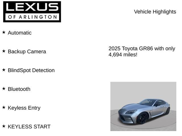 2025 Toyota GR86 Premium