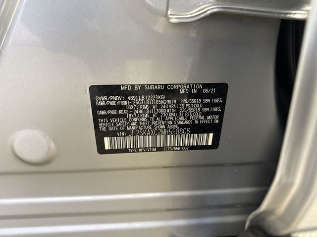 2021 Subaru Forester Touring