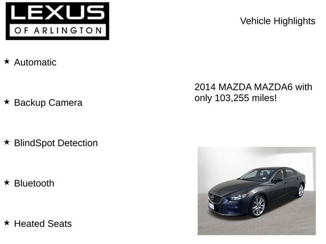 2014 Mazda Mazda6 i Touring