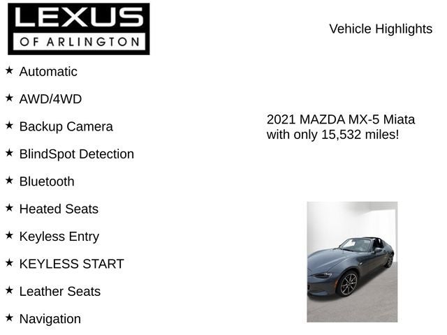 2021 Mazda Mazda MX-5 Miata RF Grand Touring