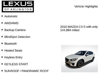 2016 Mazda Mazda CX-5 Grand Touring