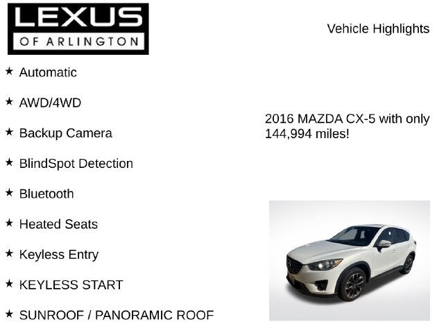 2016 Mazda Mazda CX-5 Grand Touring
