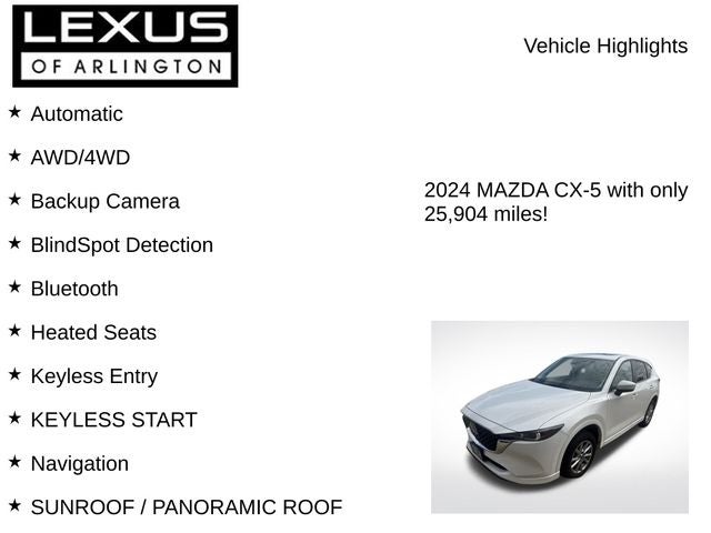 2024 Mazda Mazda CX-5 2.5 S Preferred Package
