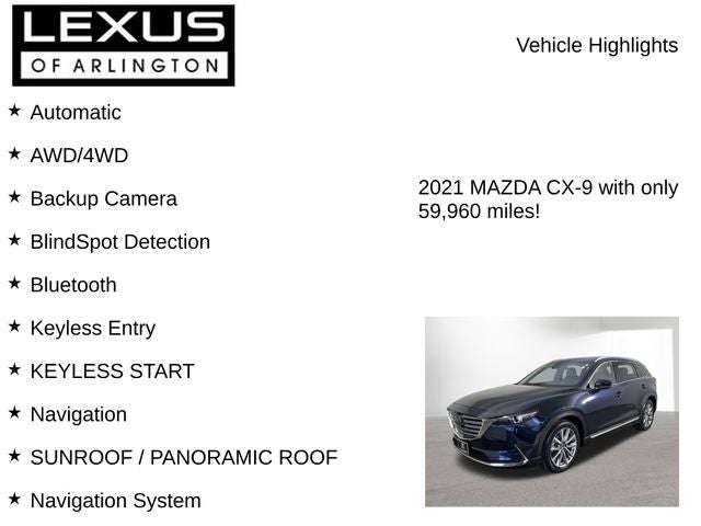 2021 Mazda Mazda CX-9 Grand Touring