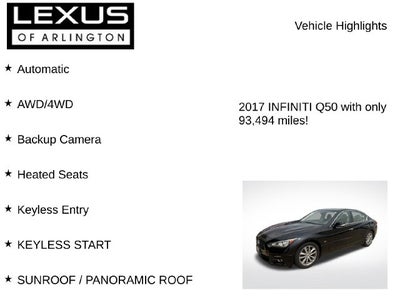 2017 INFINITI Q50 3.0t Premium
